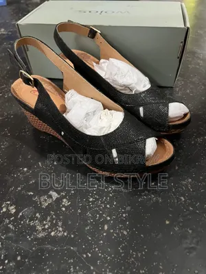 Female Shoe With 3 Inch Invisible Heel Full Leather Shoe.