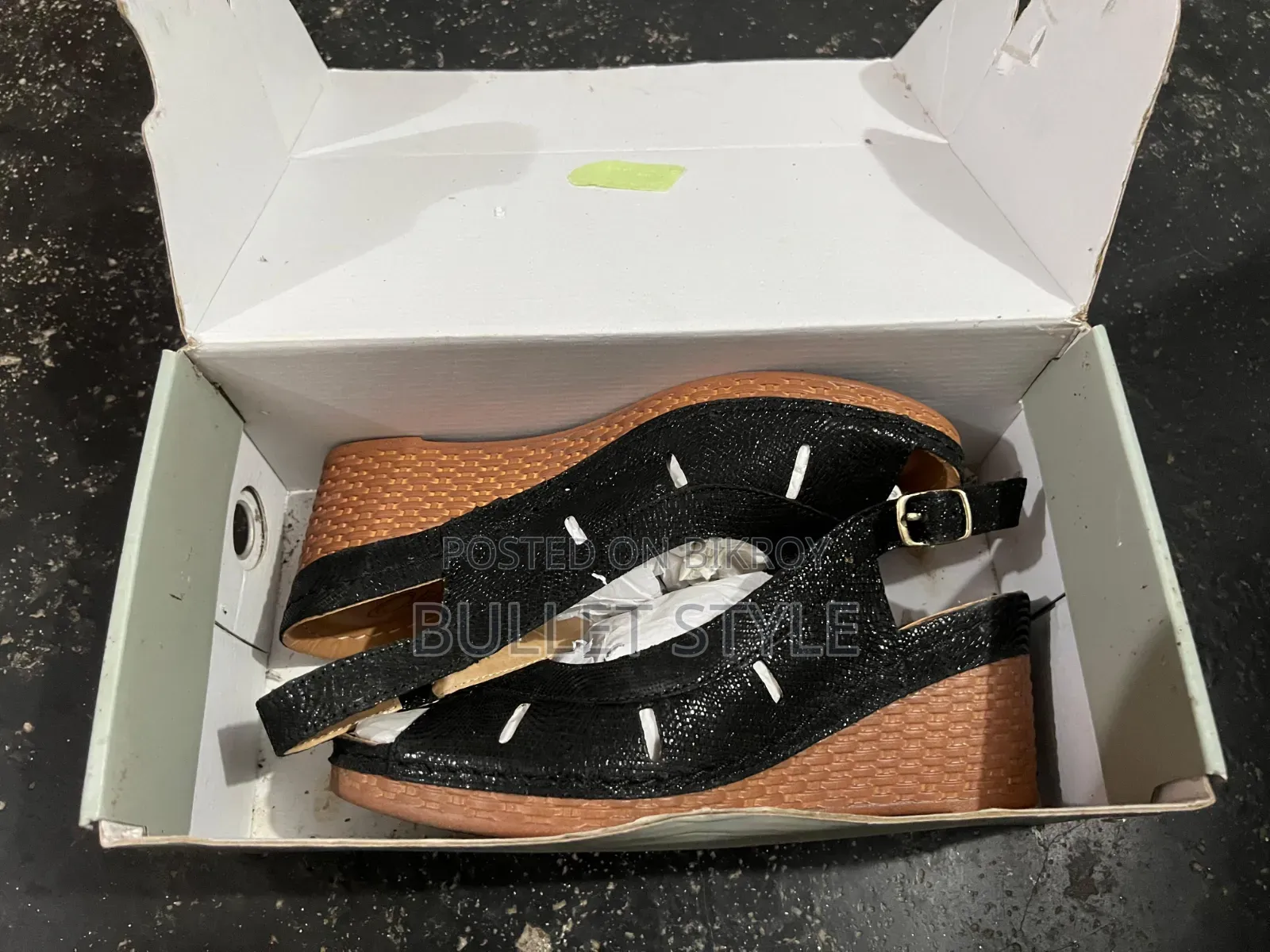 Female Shoe With 3 Inch Invisible Heel Full Leather Shoe.