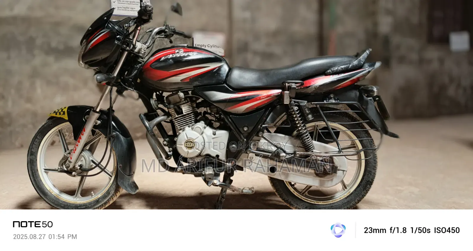 Bajaj Discover 125 2016 Black