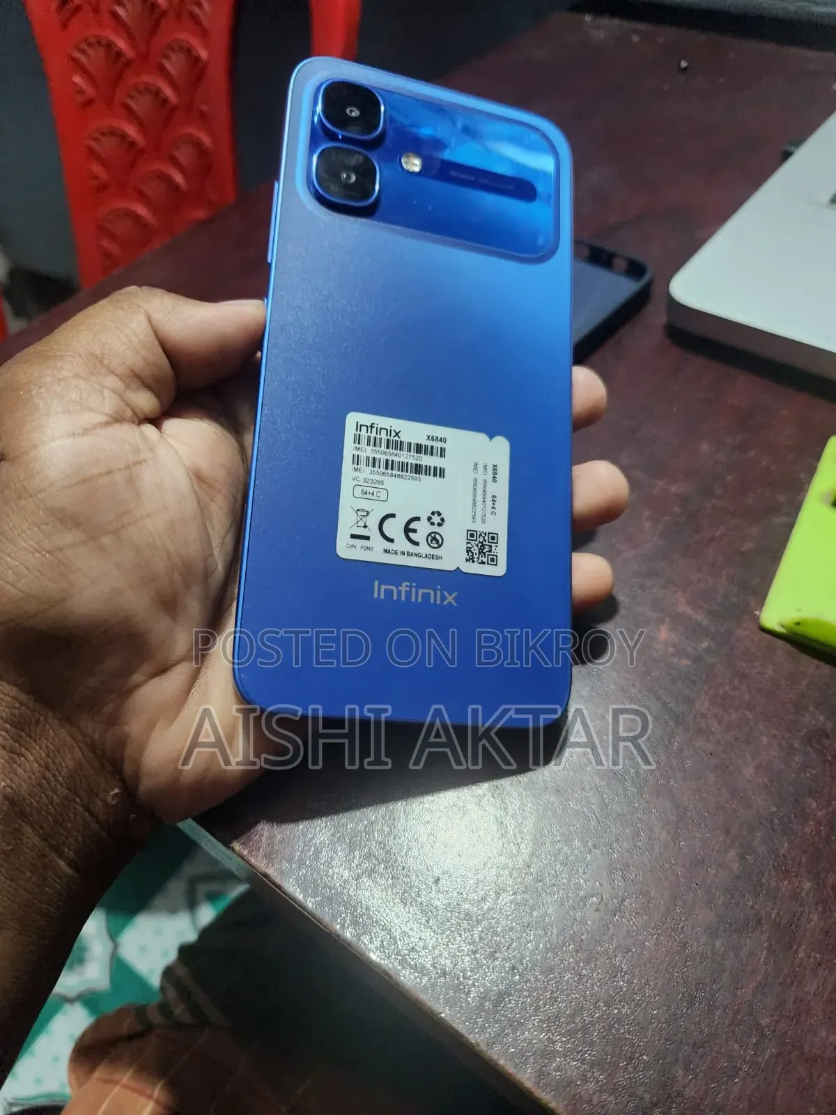 Infinix Smart 20 64 GB Blue