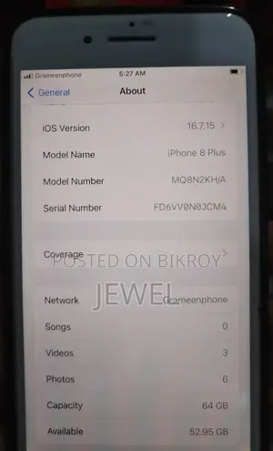 Apple iPhone 8 Plus 64 GB White