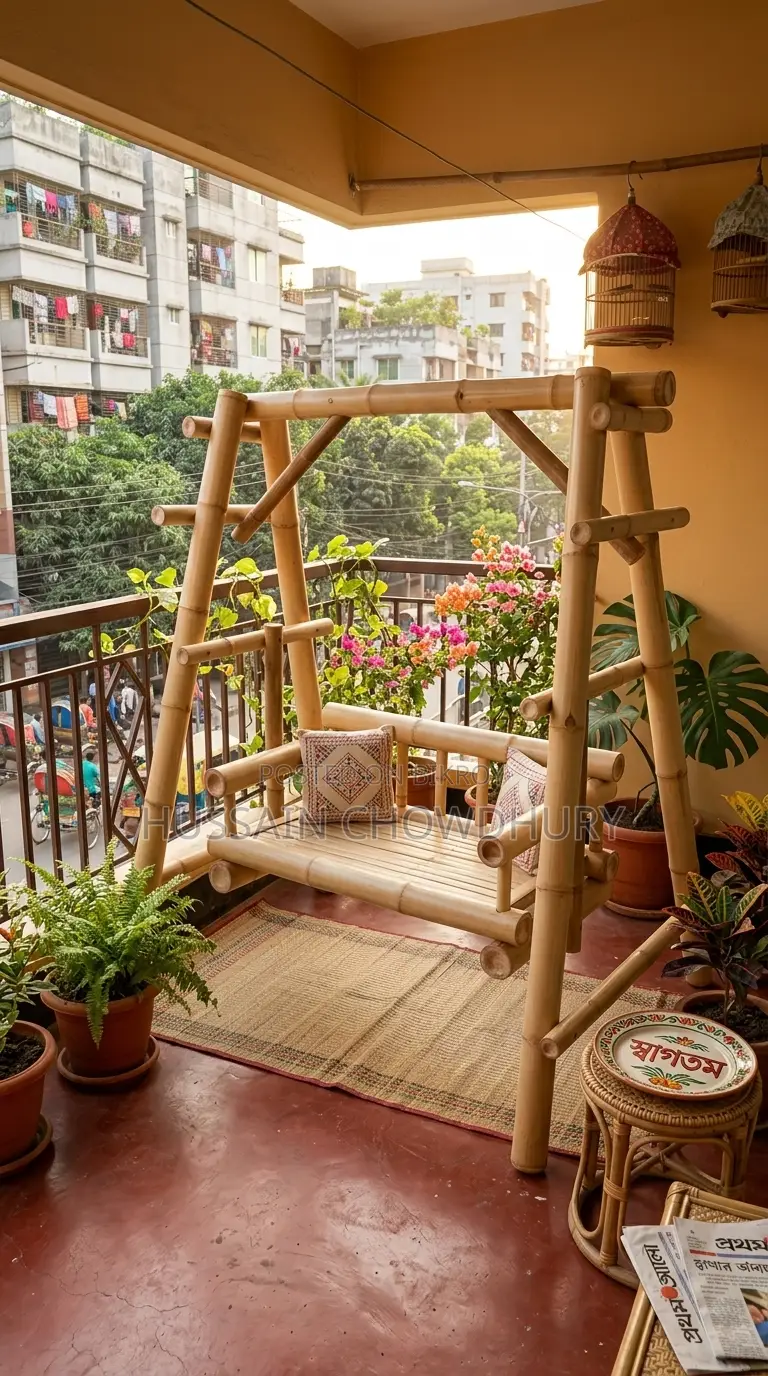 Bamboo Swing | Pest-Free | 8-9 Year Guarantee | Heavy Load