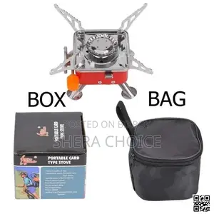 Portable Card Type Camping Butane Gas Stove Burner