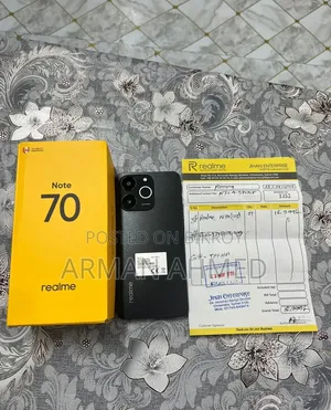 New Realme Note 70T 128 GB Black