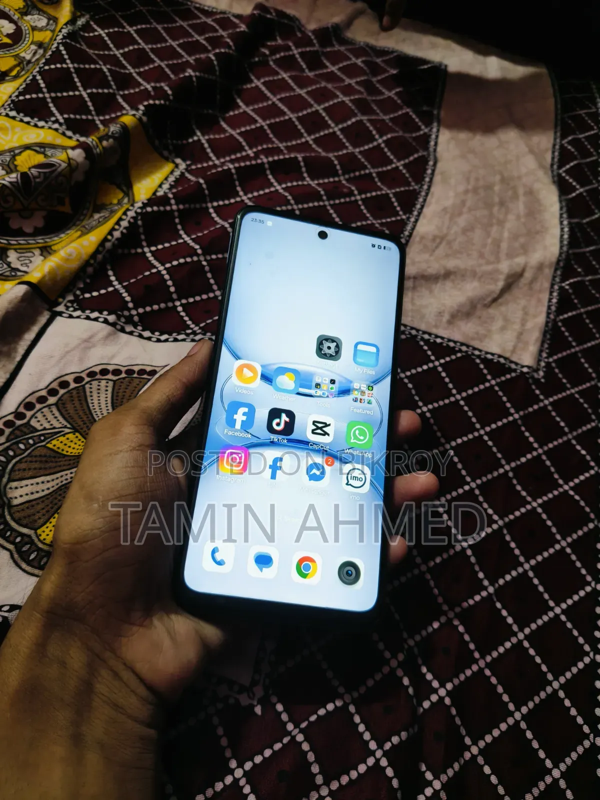 Realme C75x ১২৮ জিবি কালো