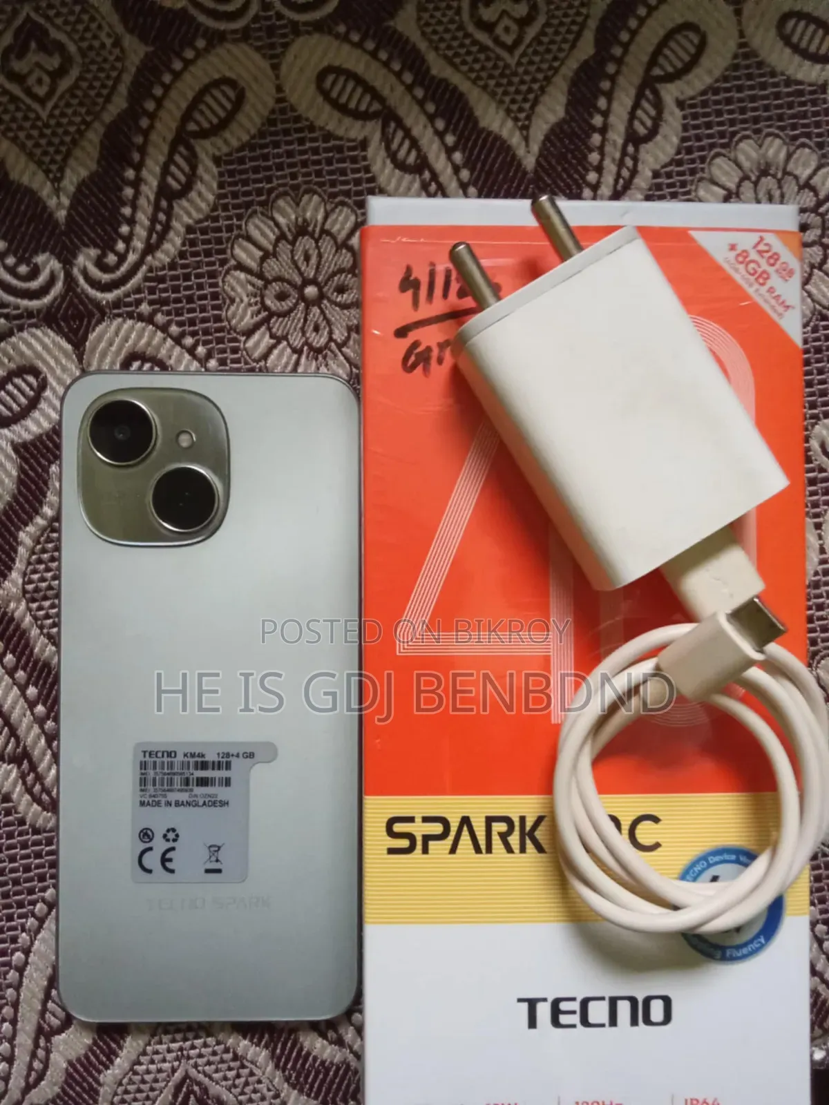 Tecno Spark 40 128 GB White