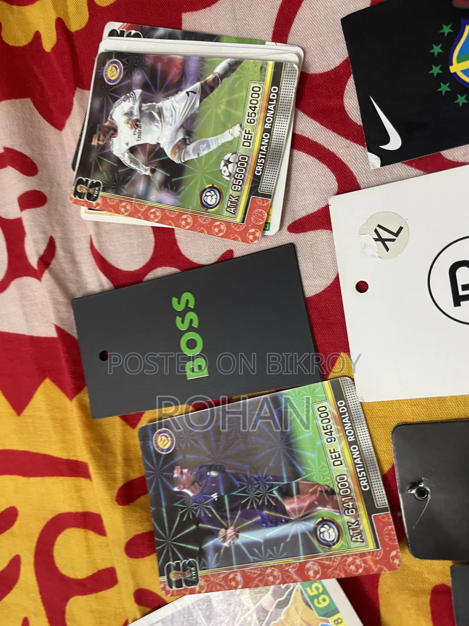 Football Iconic Cards And Brand Stickers All In One Package