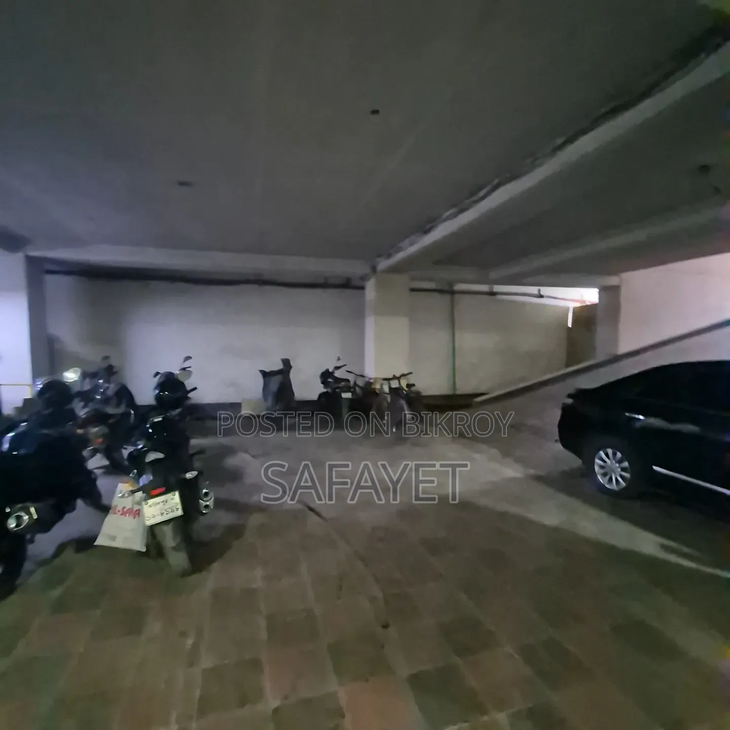Garage for Motorcycle Space