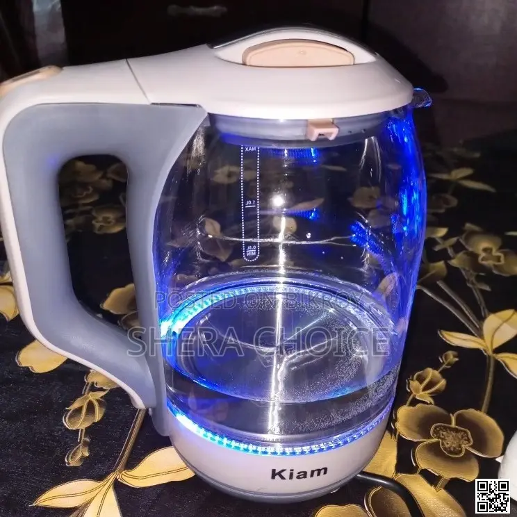 Kiam Electric Kettle BL-002 (1.8 Liter) Glass Kettle