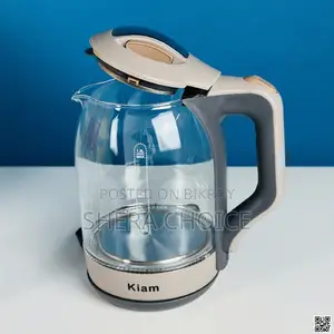 Kiam Electric Kettle BL-002 (1.8 Liter) Glass Kettle
