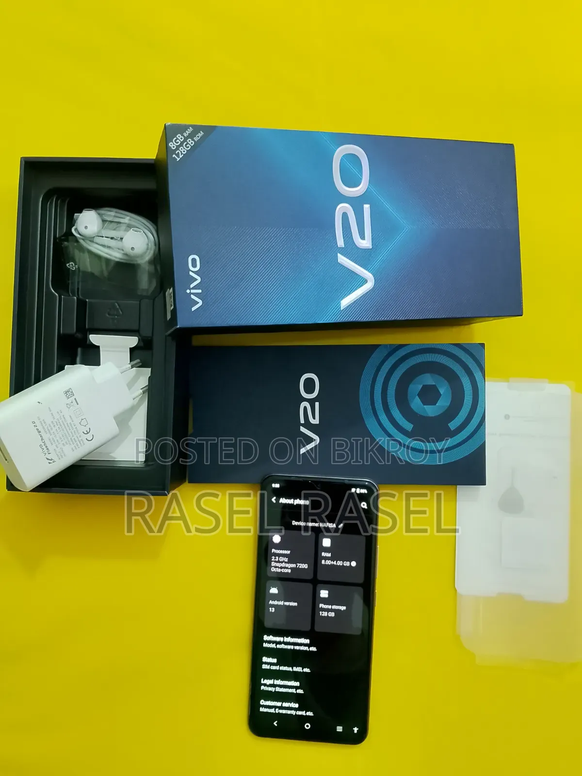 Vivo V20 128 GB Purple