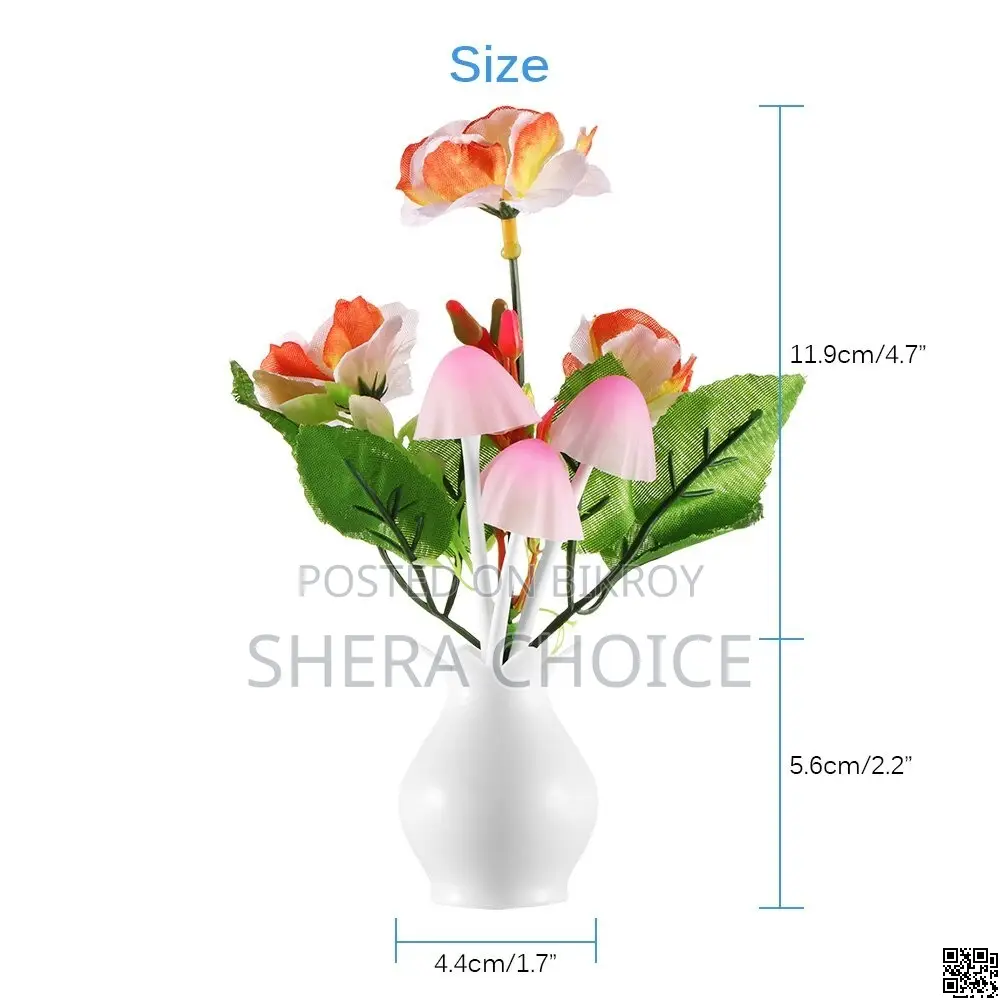 Romantic LED Mushroom Light — Attractive Mushroom-Shaped Design