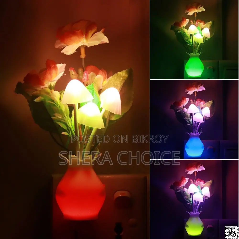 Romantic LED Mushroom Light — Attractive Mushroom-Shaped Design