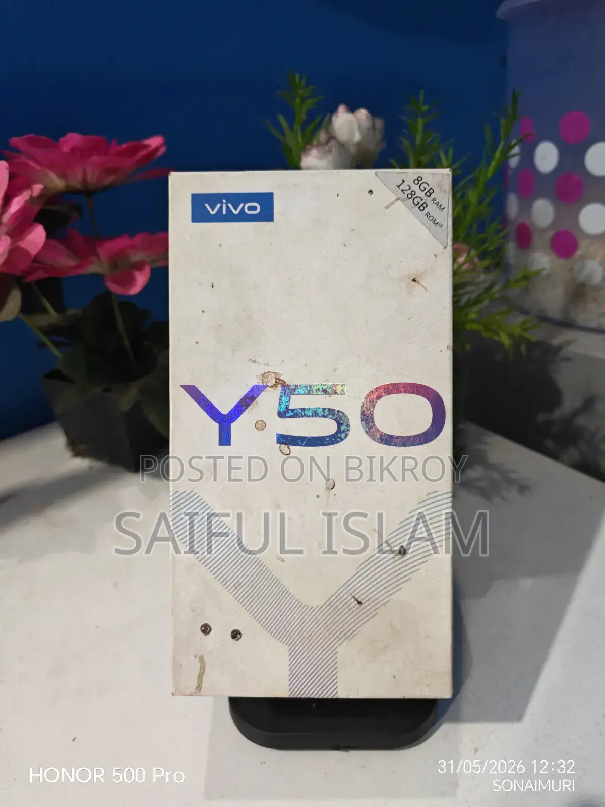 Vivo Y50 128 GB Blue