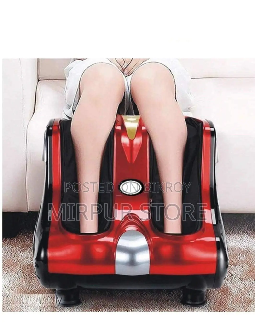 Foot Leg Massager Heat Kneading Rolling