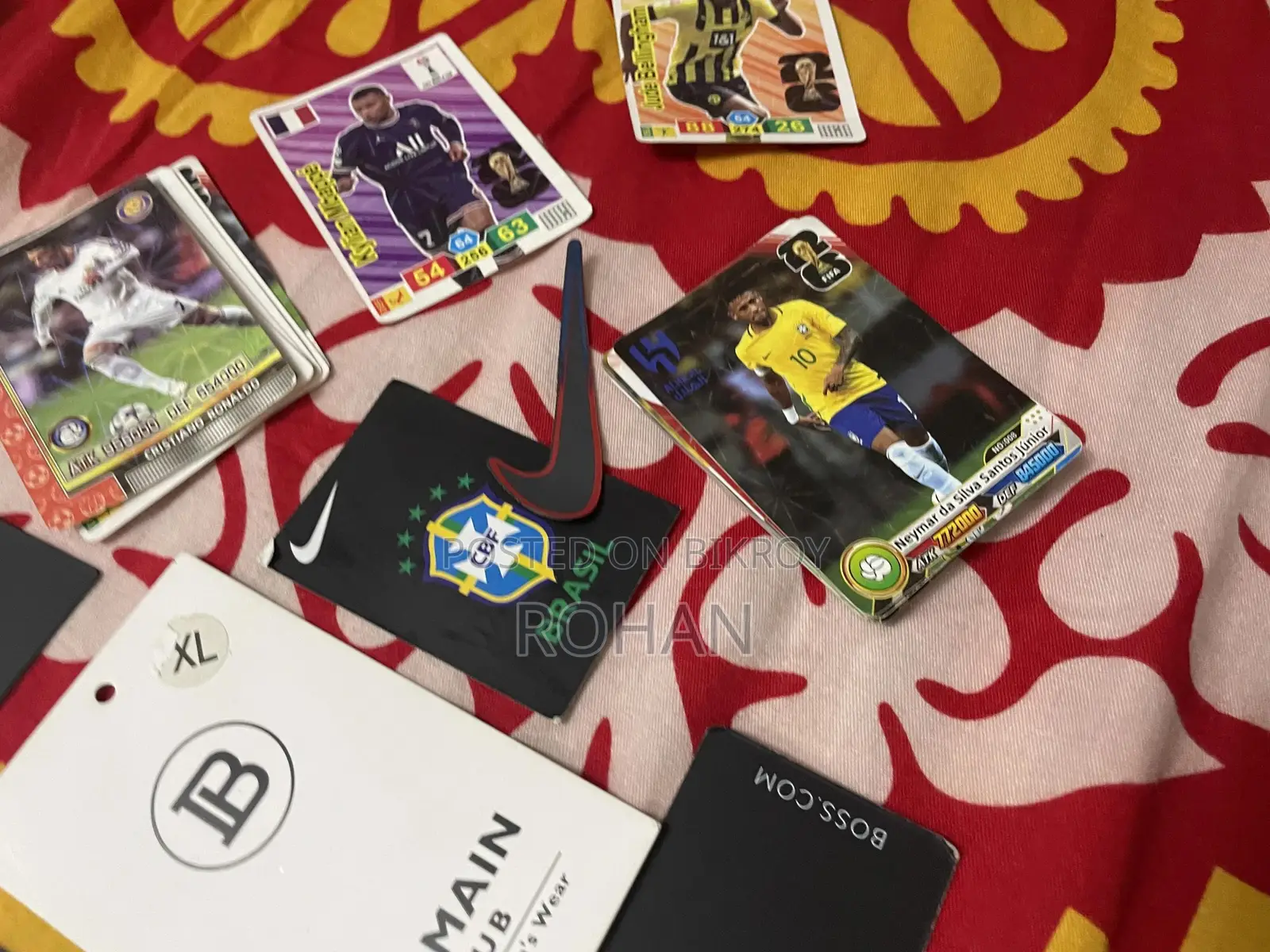 Football Iconic Cards And Brand Stickers All In One Package