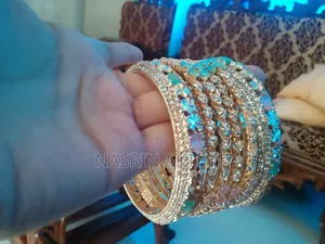 Stylish Bridal/Party Stone Bangle Set