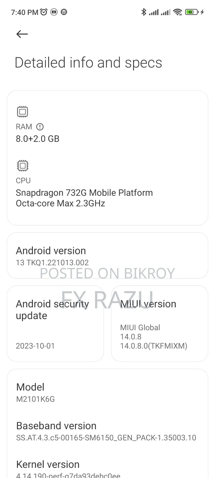 Xiaomi Mi Note 10 Pro 256 GB