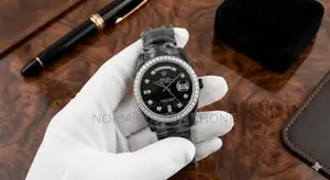 Rolex Watch Quartz Movement Stainless Steel Analog Watch for Men