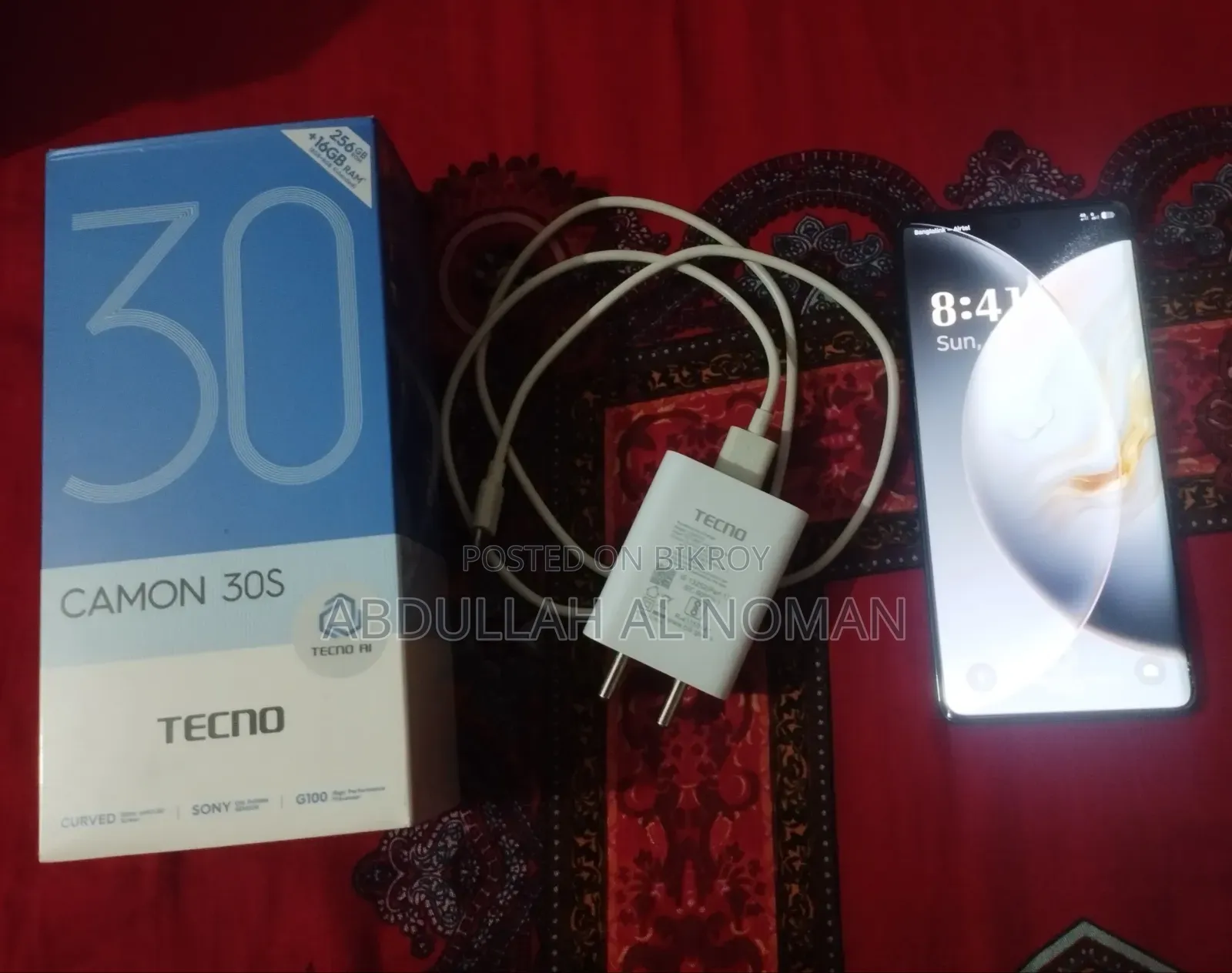 টেকনো ক্যামন ৩০এস ২৫৬ জিবি ব্ল্যাক