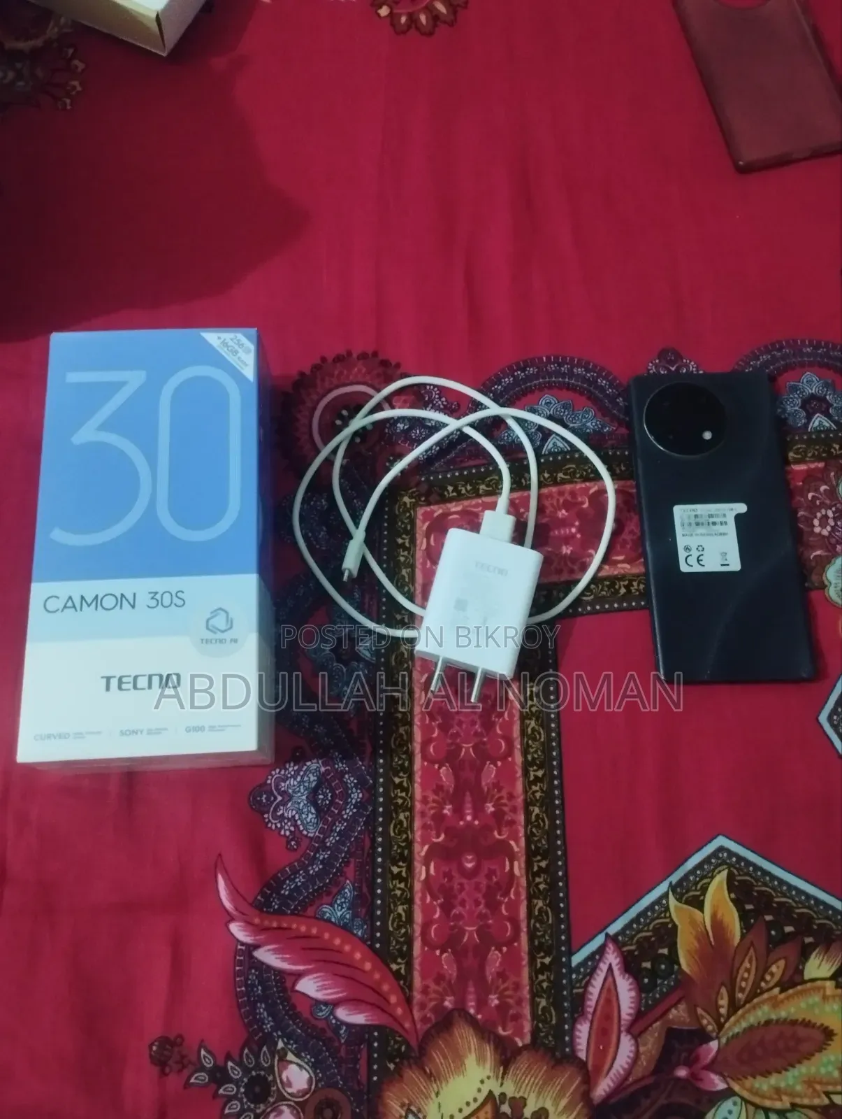 টেকনো ক্যামন ৩০এস ২৫৬ জিবি ব্ল্যাক