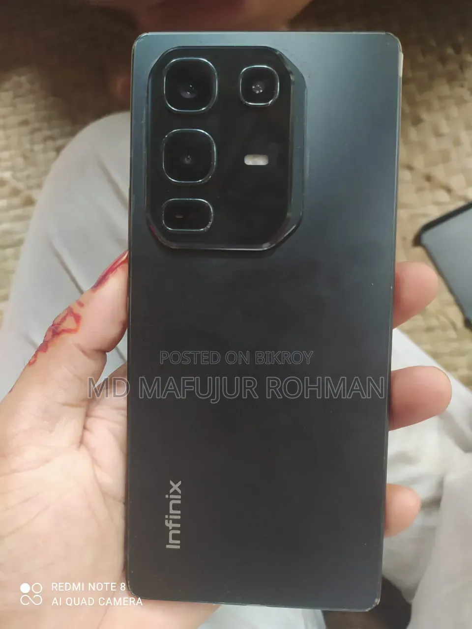 ইনফিনিক্স নোট ৫০ প্রো ২৫৬ জিবি ব্ল্যাক
