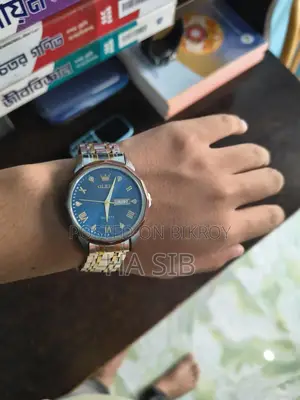 Olevs Quartz Silver Color Watch