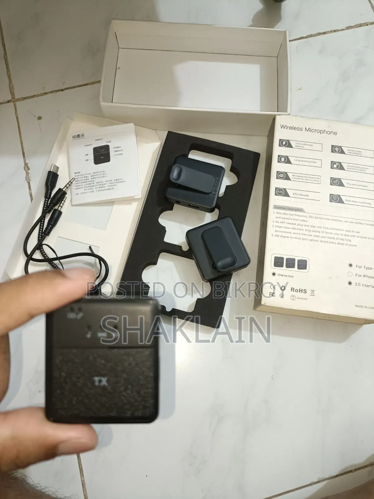 Sx9 Dual Wireless Microphone