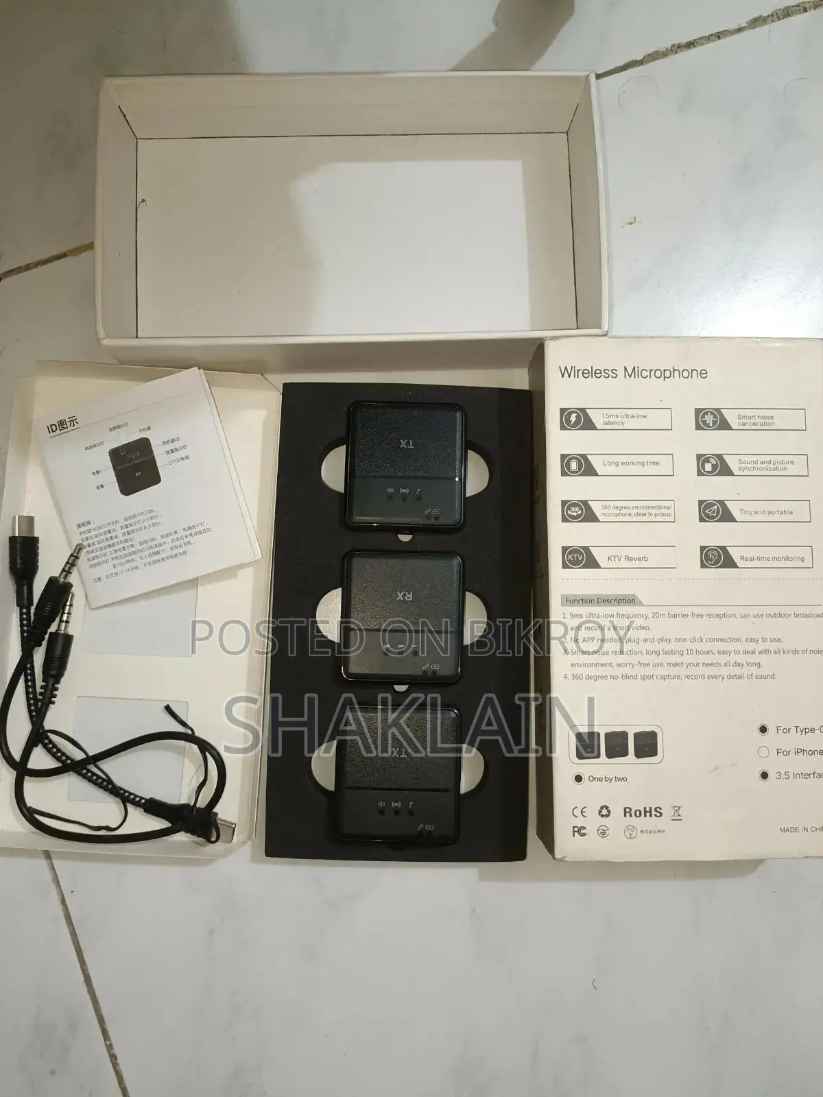 Sx9 Dual Wireless Microphone