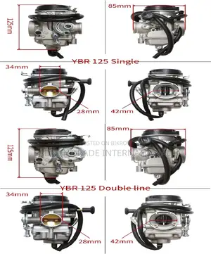 Yamaha YBR 125 Single and Double Line Carburetor