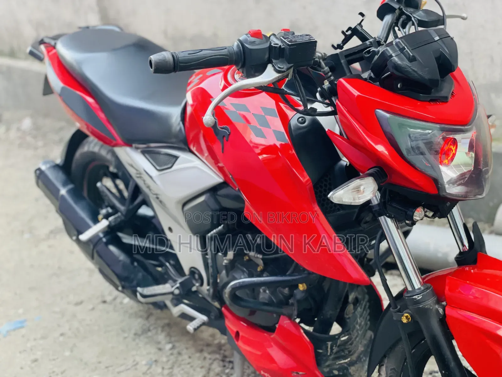 টিভিএস অ্যাপাচি আরটিআর ১৬০ ৪ভি ২০২০ রেড