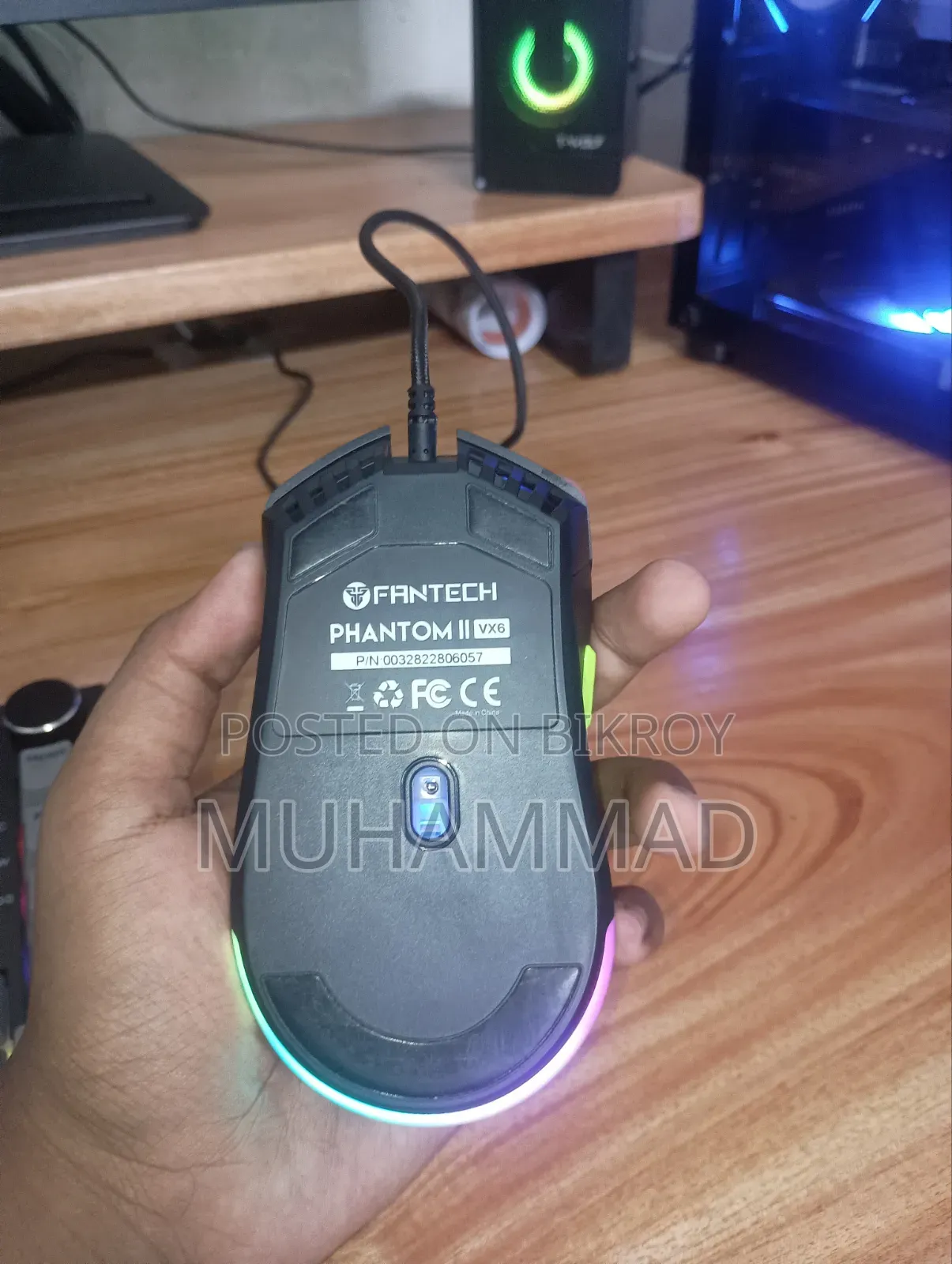 Fantech Phantom Ii Vx6 Rgb Ergonomic Gaming Mouse