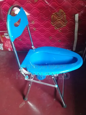প্রিমিয়াম কোয়ালিটি হেভি স্টেইনলেস স্টিল ফোল্ডিং হাই কমোড