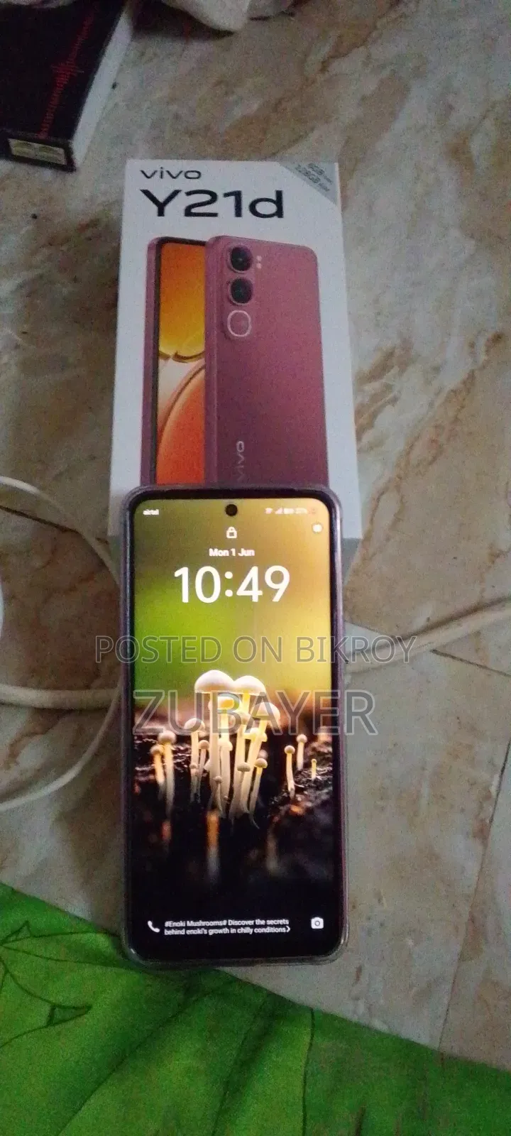 New Vivo Y21d 128 GB Red