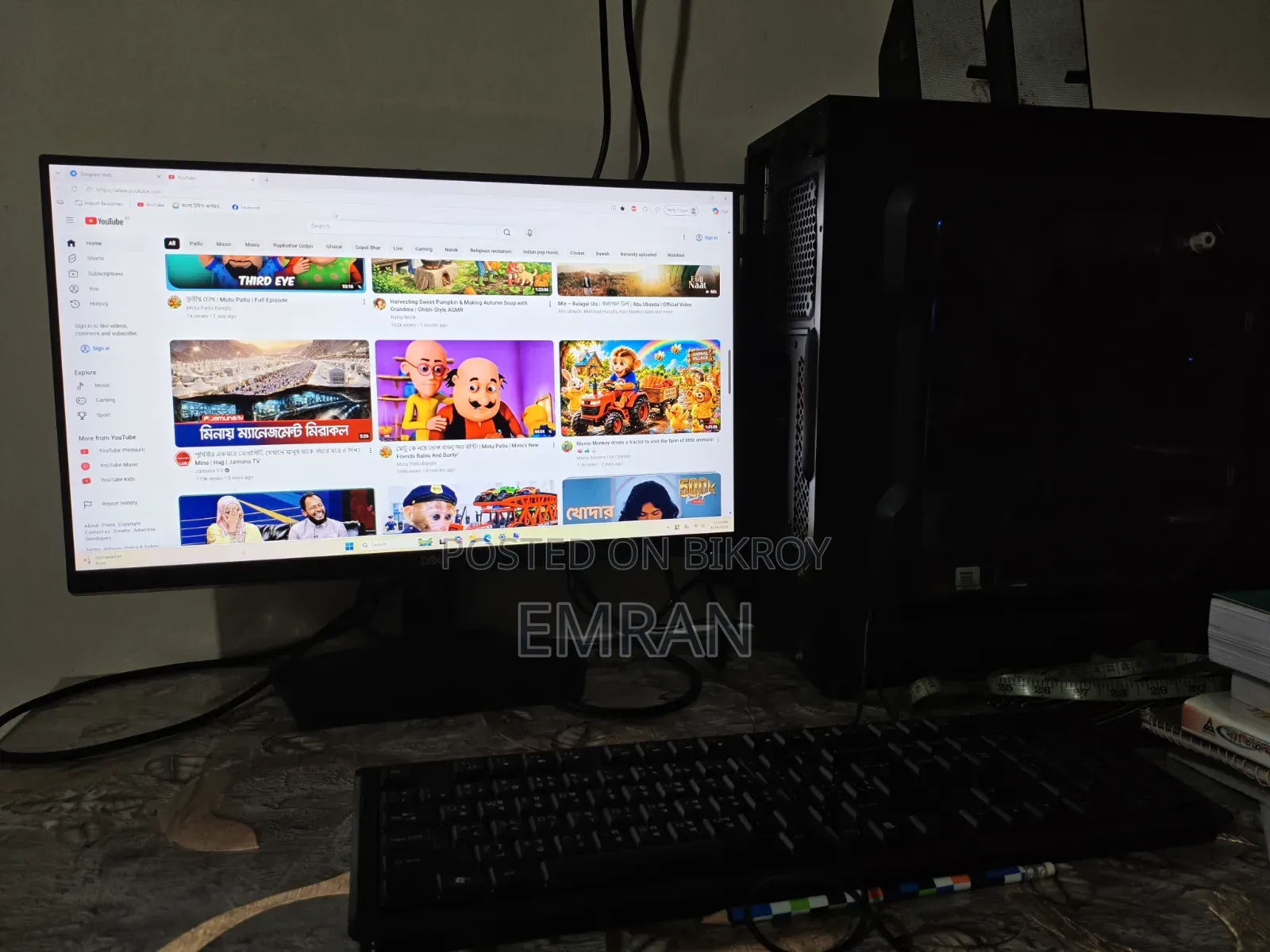 Desktop Computer 16GB AMD Ryzen 5 SSD 128GB