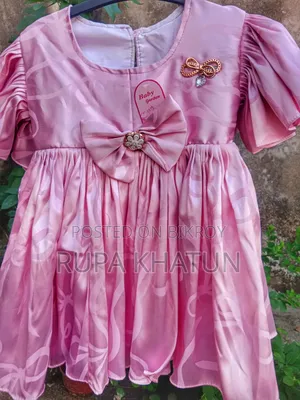 Baby Girl Party Frock | Pink Color | Premium Quality