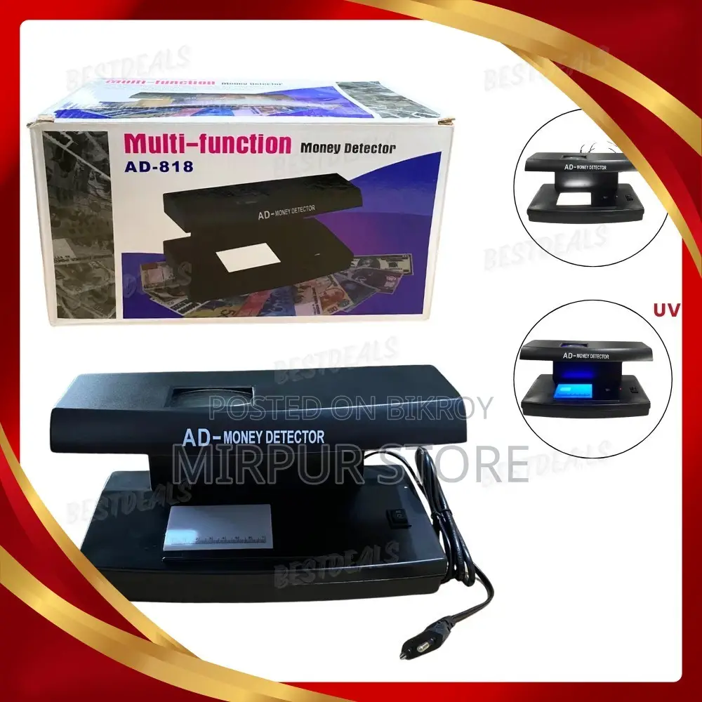 Multifunction Money Detector Machine Ad 818