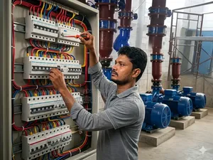 I do electrical wiring work,