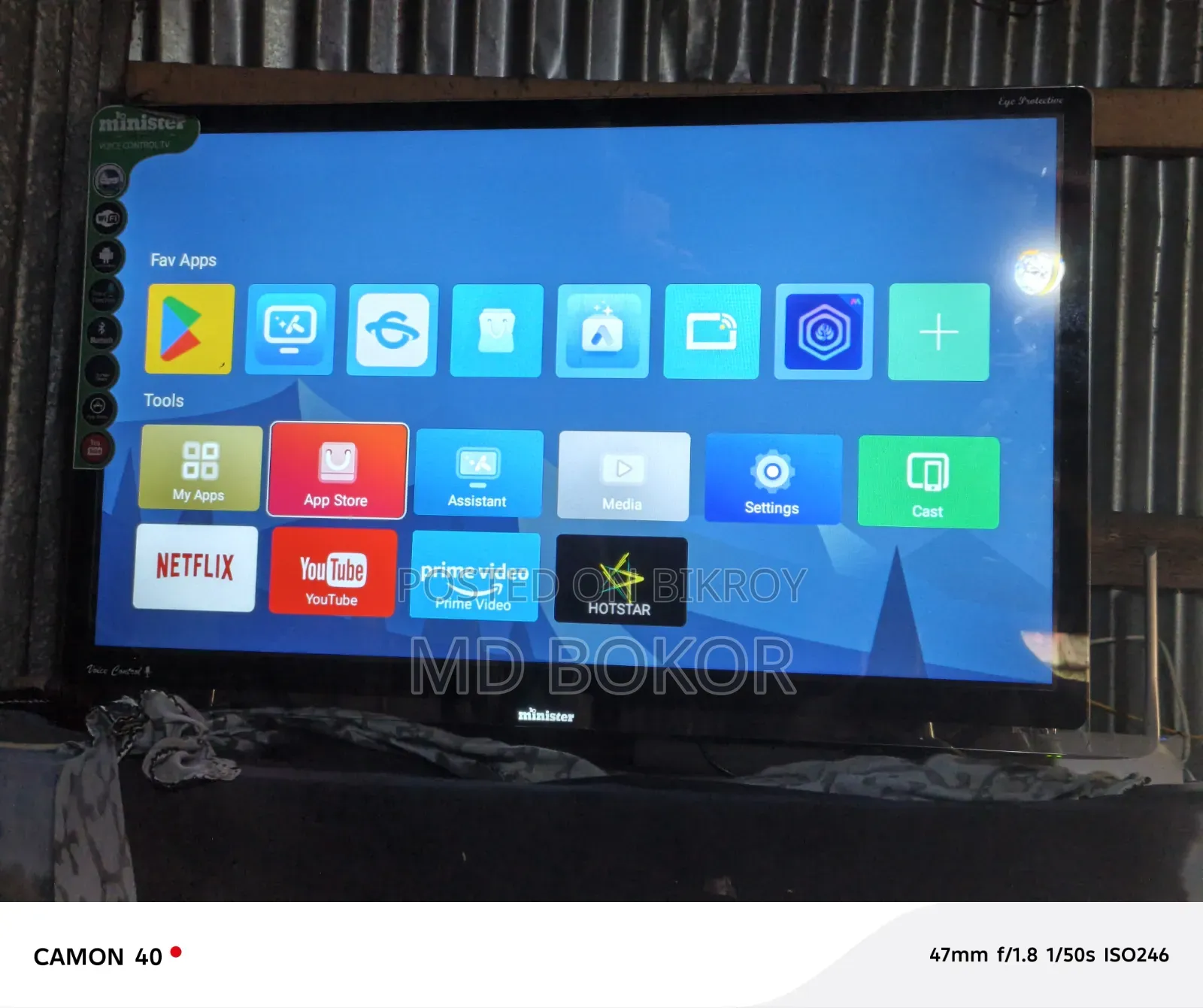 Minister LED TV in absolutely fresh condition