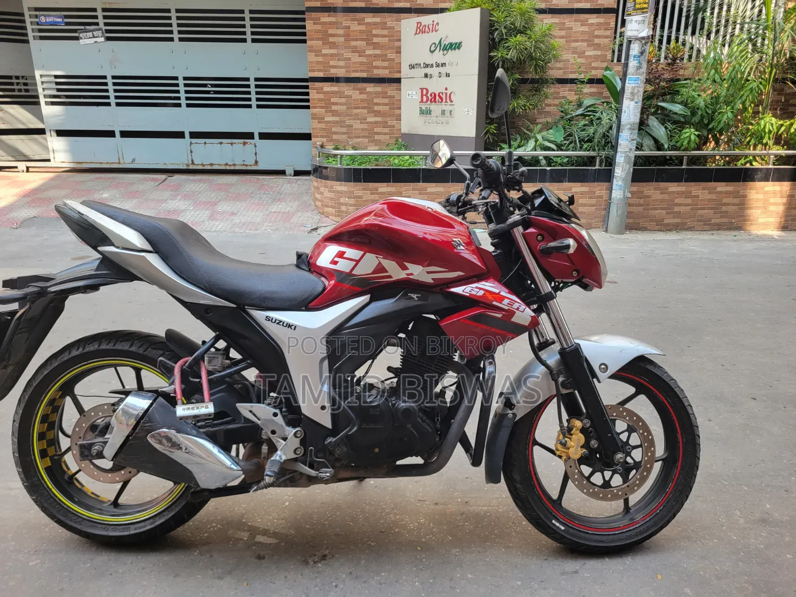 Suzuki Gixxer Monotone 2019 Red