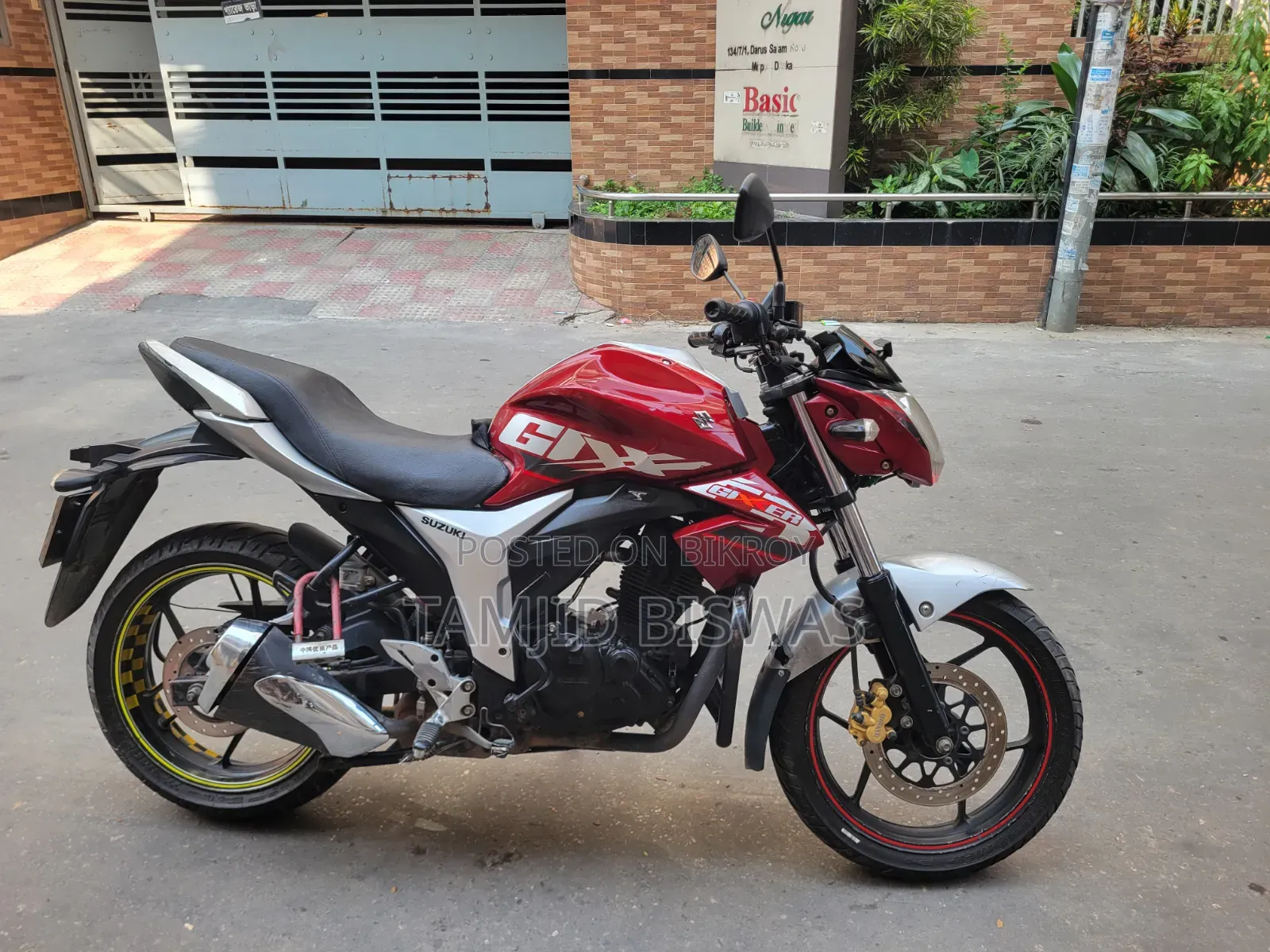 Suzuki Gixxer Monotone 2019 Red
