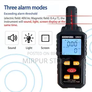 Electromagnetic Field Detector Tester S8602 3-in-1