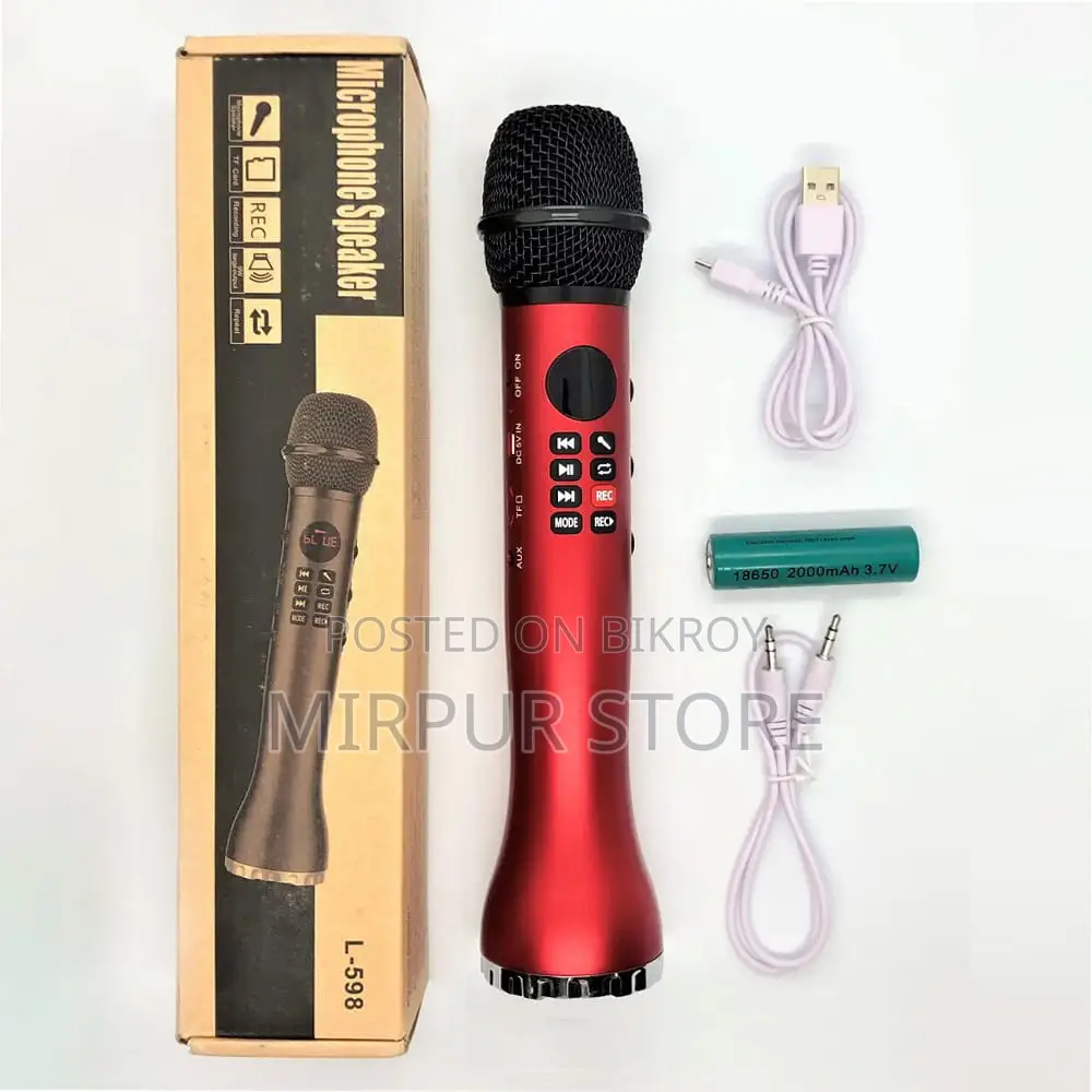 কারাওকে ব্লুটুথ মাইক্রোফোন L-598