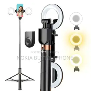 Plokama Live- Pro Selfie Stick Tripod Ring Light