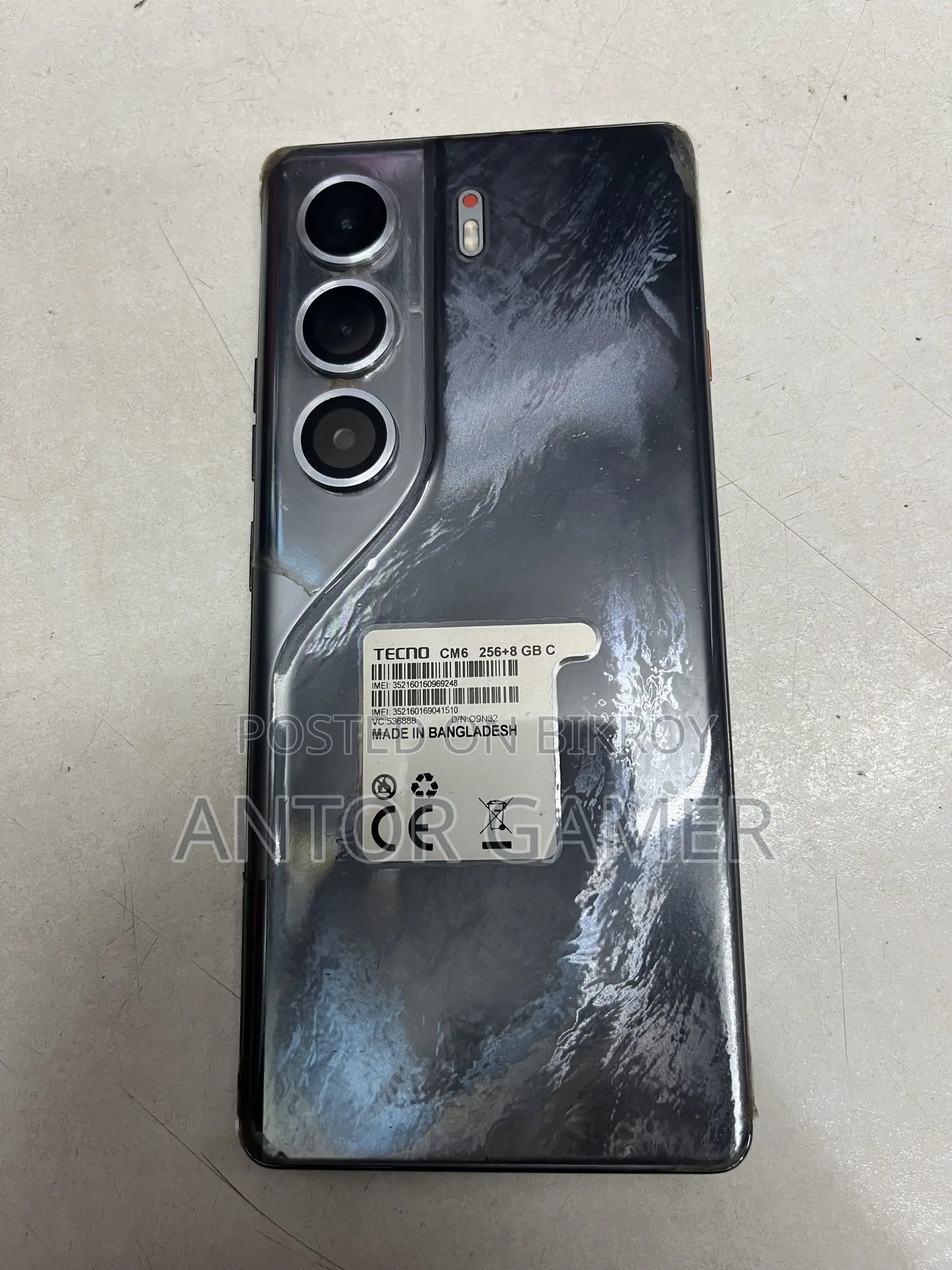 New Tecno Spark 40 Pro 256 GB Black
