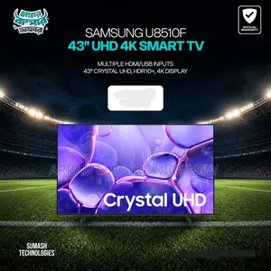 Samsung 43U8510F 43 Inch UHD LED Smart TV New Warranty 3 Years
