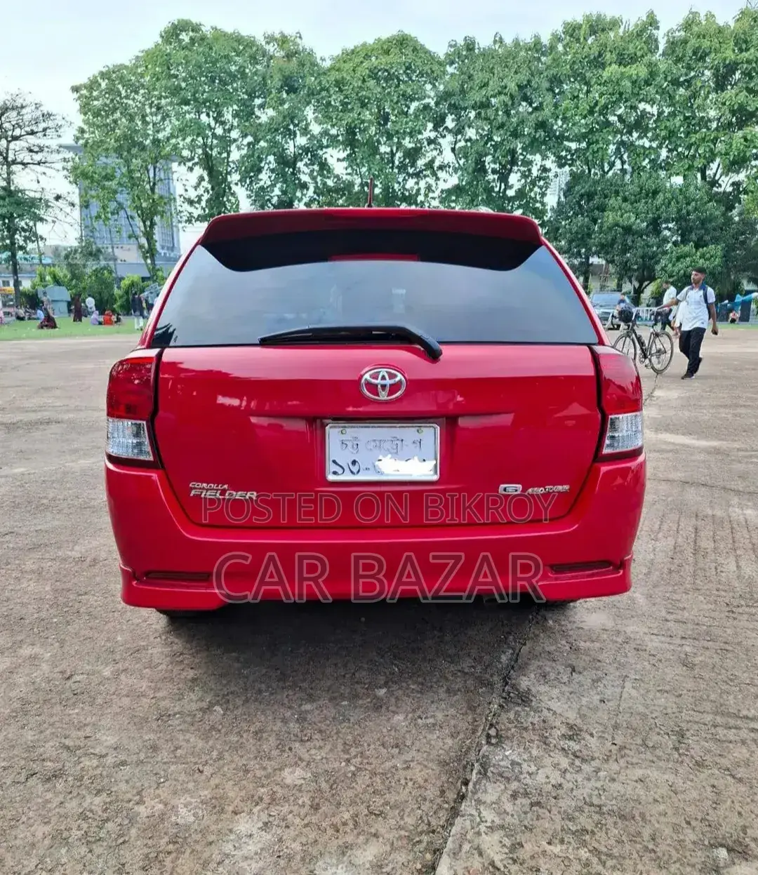 Toyota Corolla Fielder 1.5 Petrol Front Wheel Drive 2012 Red