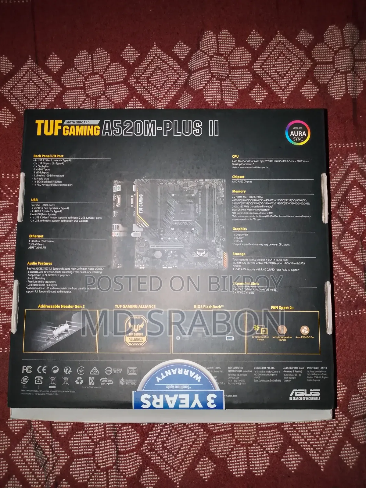 Asus Tuf Gaming A520m