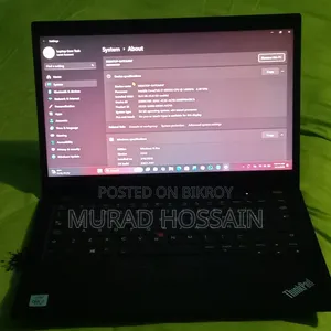 ল্যাপটপ Lenovo ThinkPad T14 ১৬জিবি ইন্টেল কোর i7 এসএসডি ২৫৬জিবি