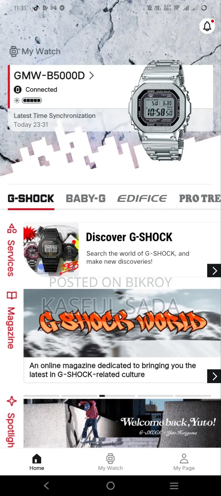 Casio G-Shock Original Watch for Sale (Used)